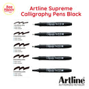 Artline Supreme Calligraphy Pens Black
