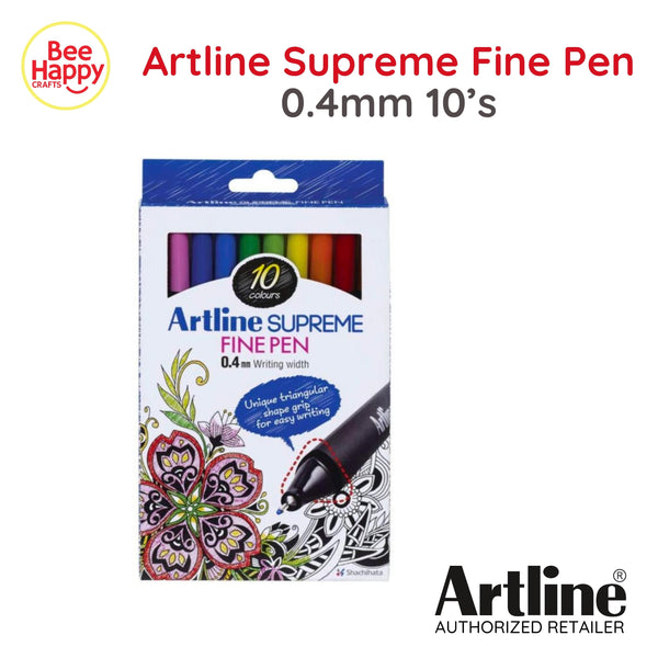 Artline Supreme Fine Pen 0.4mm 10's
