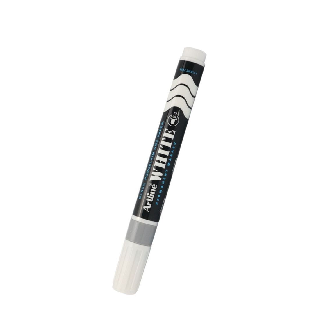 Artline White Permanent Marker 2.3mm (EKS70)