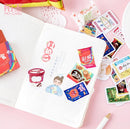 MoCard Assorted Snacks Sticker Flakes in a Box