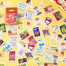 MoCard Assorted Snacks Sticker Flakes in a Box