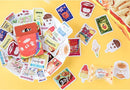 MoCard Assorted Snacks Sticker Flakes in a Box