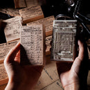 Atlantic Ticket Series Antique Wood Mounted Stamps Moking Travel