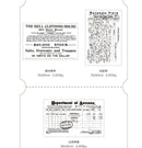 Atlantic Ticket Series Antique Wood Mounted Stamps Moking Travel