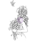 Prima Marketing Aubrey Prima Princesses Cling Stamp 5" x 7"