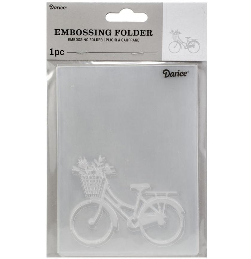 Darice Bicycle Embossing Folder