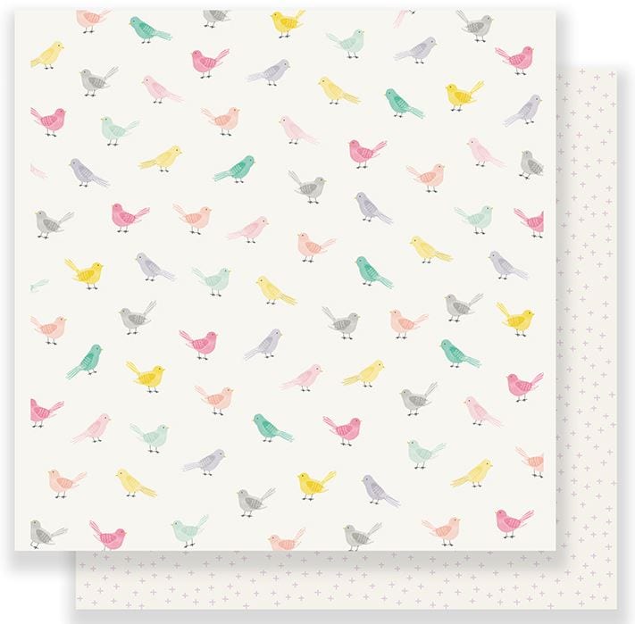 Crate Paper Little Bird Maggie Holmes Bloom Double-Sided Cardstock 12"X12"