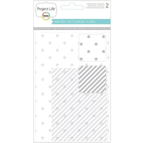 Project Life Baby Boy Edition Embossing Folder 4" x 6" and 3" x 4"