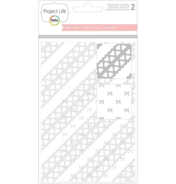 Project Life Baby Girl Embossing Folder 4