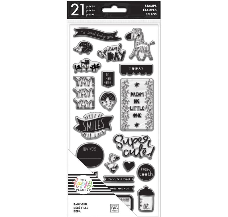 Me and My Big Ideas Decorative Create 365 Happy Planner Clear Stamps