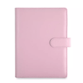A6 Macaron Candy Color PU Leather Ring Binder Cover
