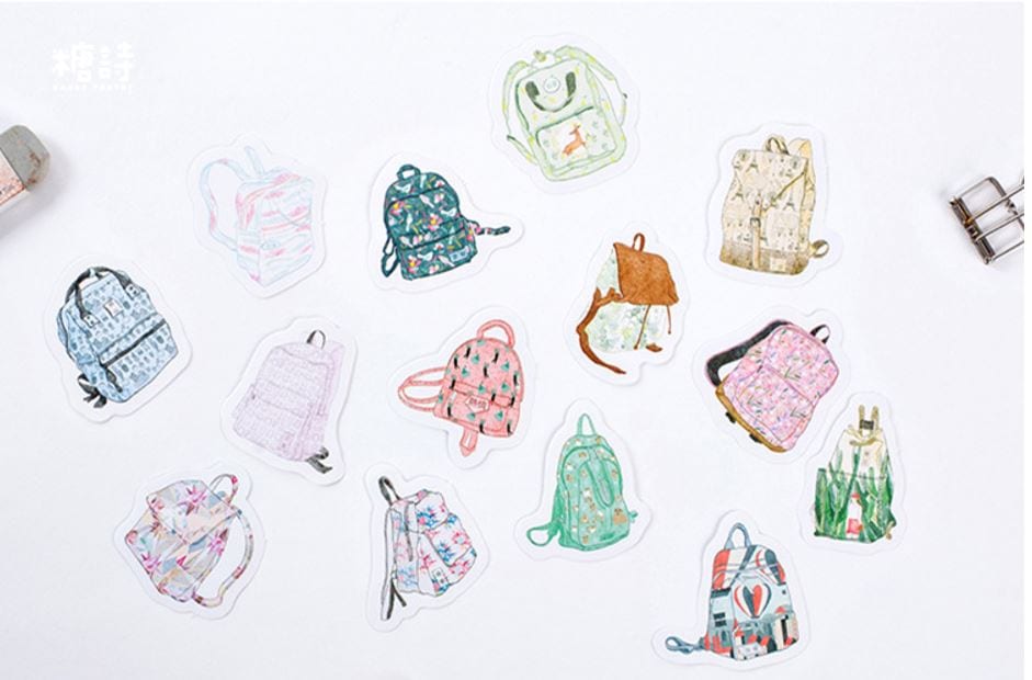 Candy Poetry Backpacks Sticker Box