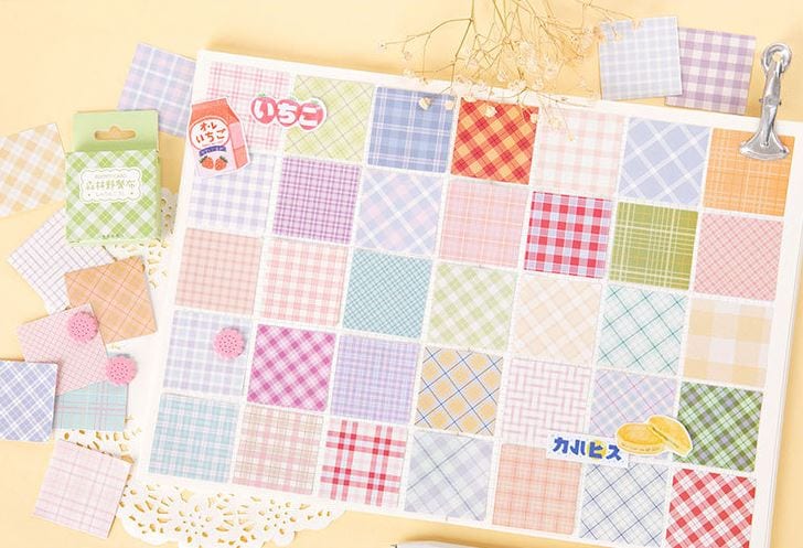MoCard Basic Patterns Sticker Flakes in a Box