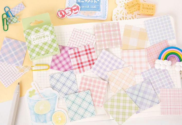 MoCard Basic Patterns Sticker Flakes in a Box