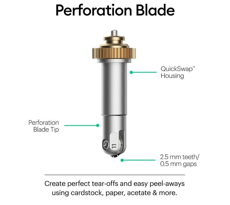 Cricut Fine Debossing Tip + Quickswap Housing