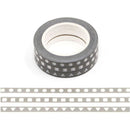 Basic Shape Bullets Slim Washi Tape 3 Rolls 5mm x 10m