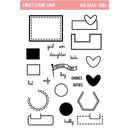 Sweet Stamp Shop Basic Tabs Stamp Set 4"x 6"