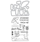 Hero Arts Beach Please Hero Stamp and Cut DC238