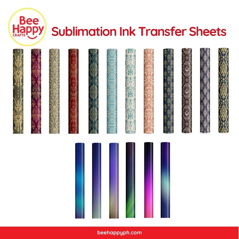 Bee Happy Sublimation Ink Transfer Sheets 12" x 12" 6 Sheets