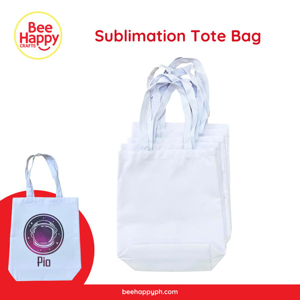 Bee Happy Sublimation Tote Bag