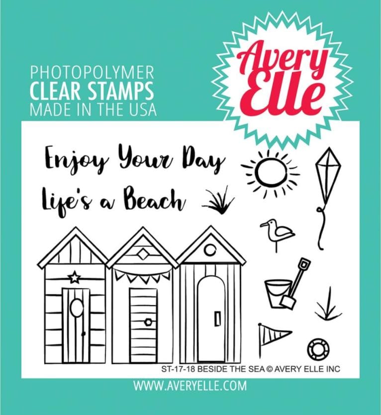 Avery Elle Beside The Sea Clear Stamps Stamps 3"x 4"