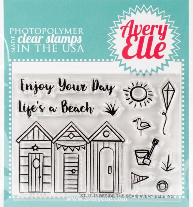 Avery Elle Beside The Sea Clear Stamps Stamps 3"x 4"