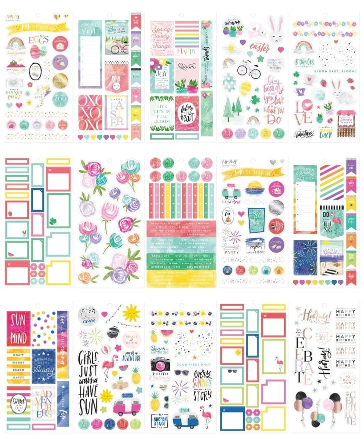 Me and My Big Ideas Best Year Ever Value Pack Stickers Happy Planner 694 Stickers