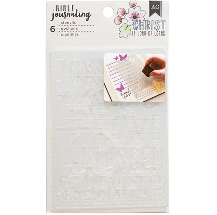 American Crafts Anchor Bible Journaling Stencils