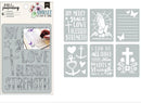 American Crafts Anchor Bible Journaling Stencils