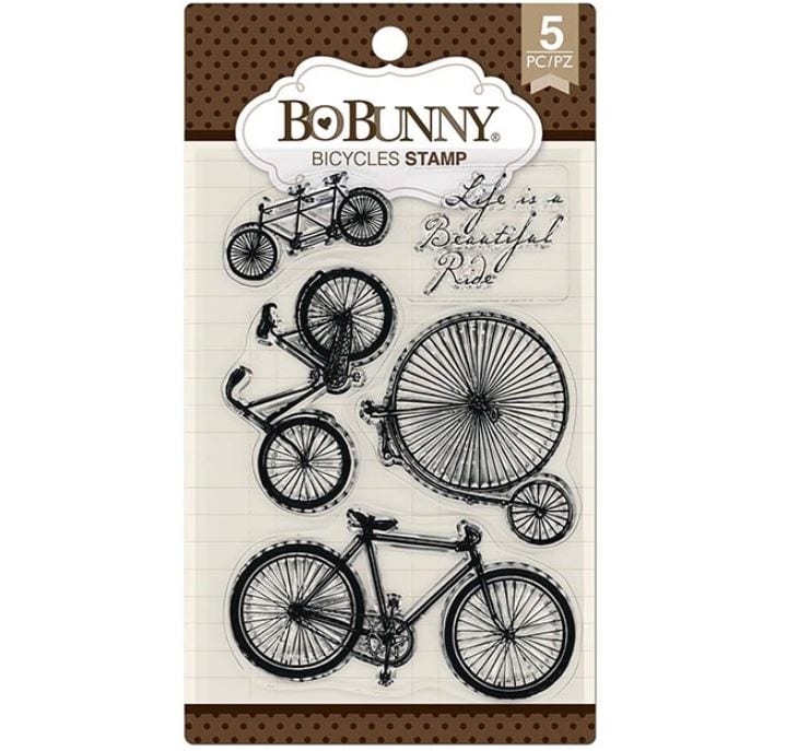BoBunny Bicycles Stamps