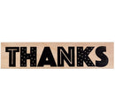 American Crafts Big THANKS Stamps 1" x 4.25"
