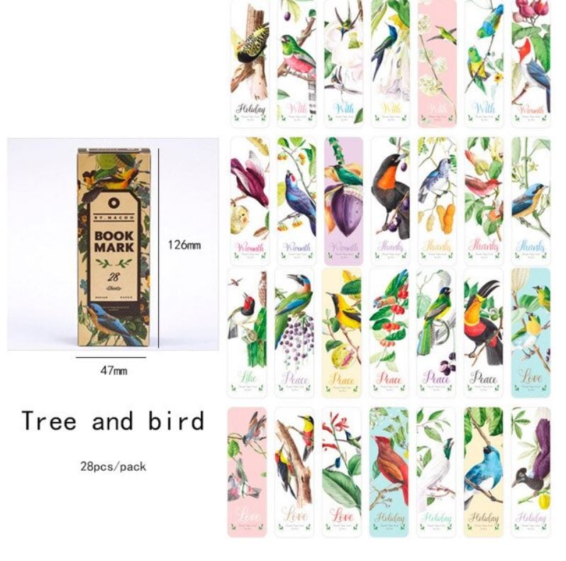 Nacoo Bird Bookmarks