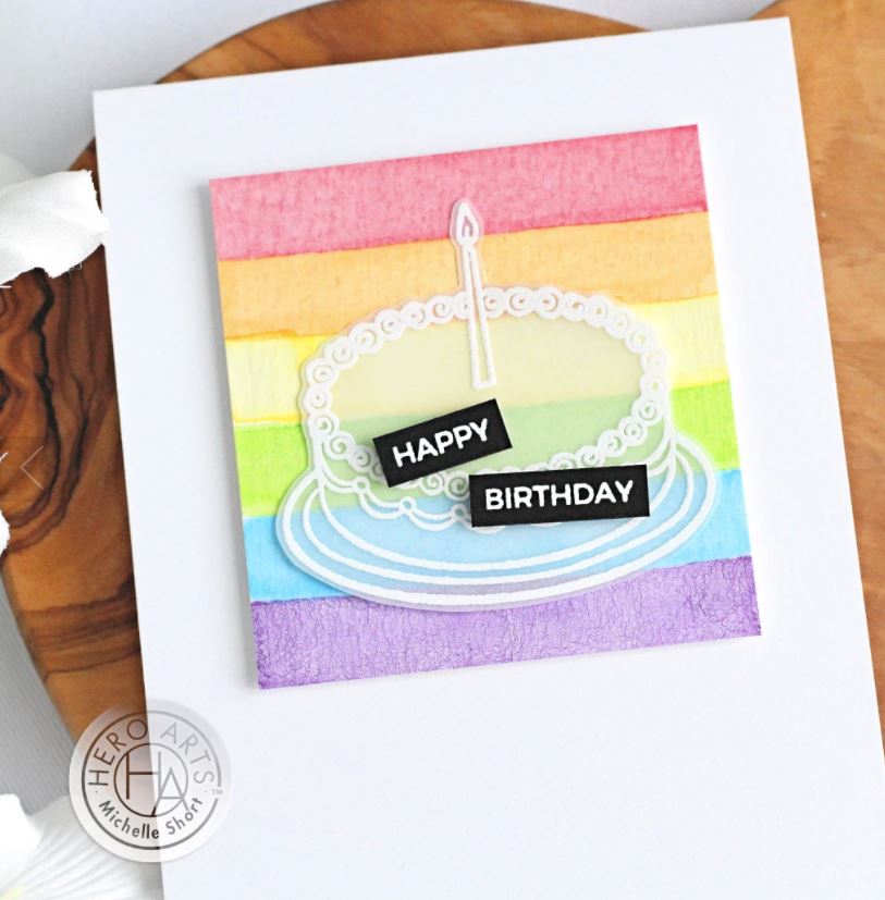 Hero Arts Birthday Cake Hero Stamp and Cut DC260