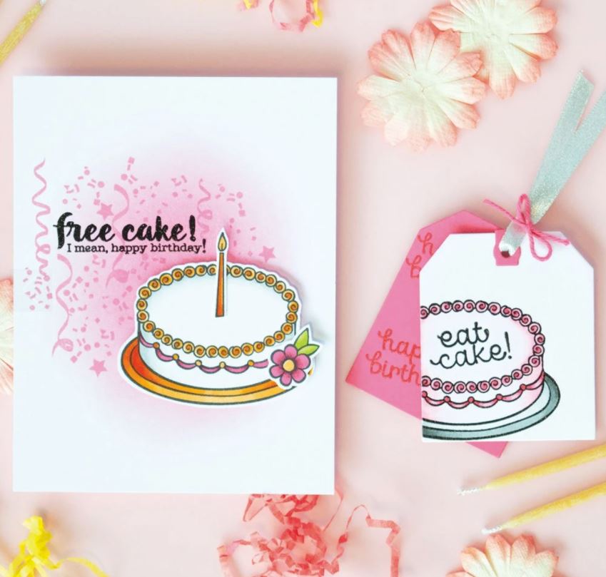 Hero Arts Birthday Cake Hero Stamp and Cut DC260