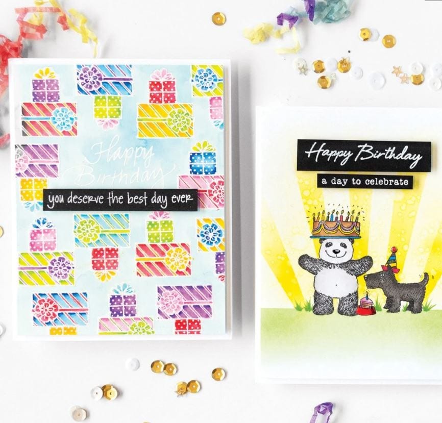 Hero Arts Birthday From the Vault Stamp Set CM360