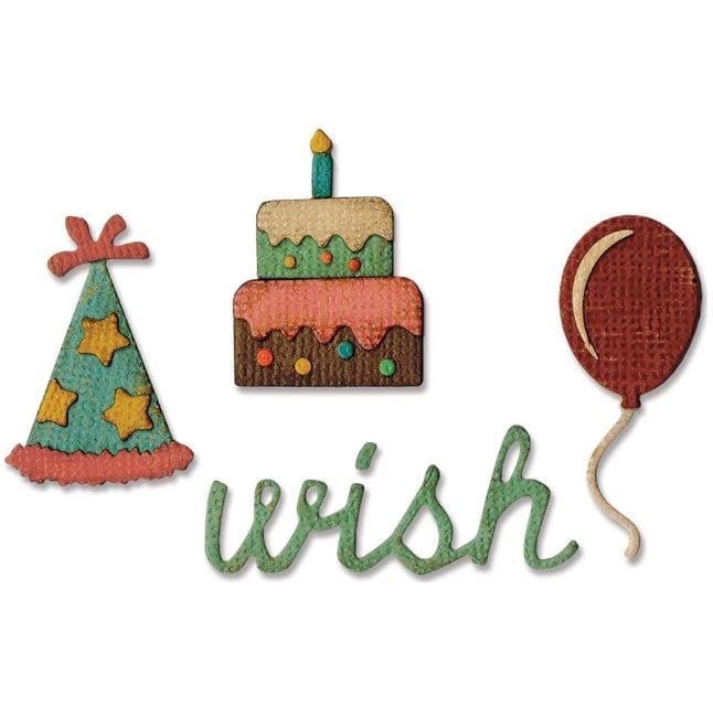 Sizzix Birthday Sidekick Side-Order Thinlits Set