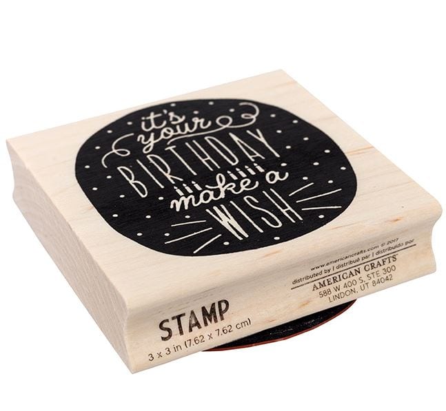 American Crafts Birthday Wish Stamps 3