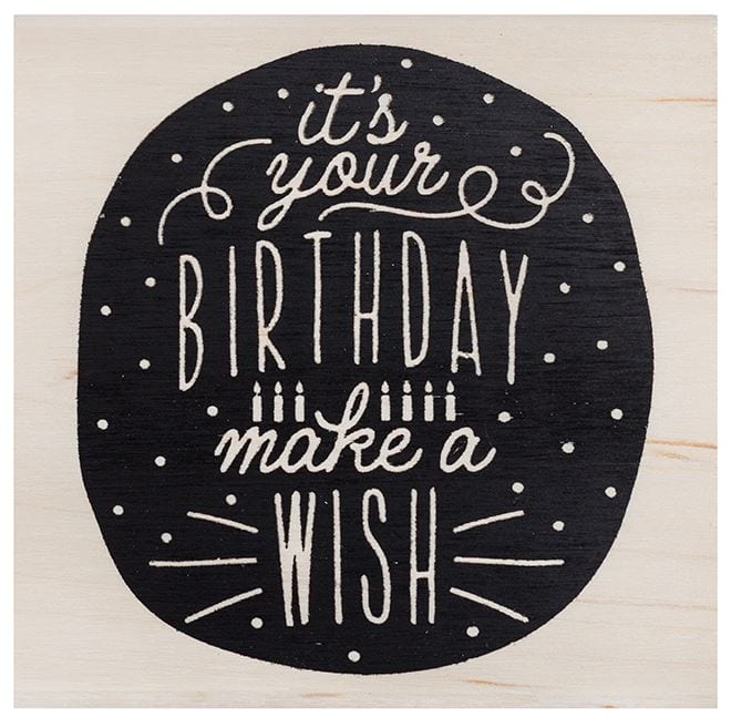 American Crafts Birthday Wish Stamps 3