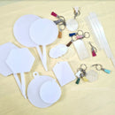 2" x 3" Flourish Tag Blank Acrylic (3mm thick)