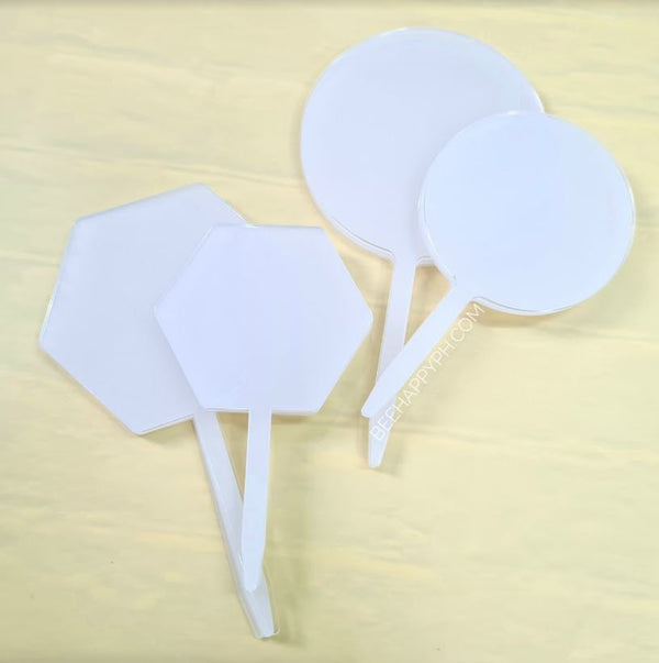 Round Blank Acrylic Cake Topper (For Painting or Vinyl Stickers)
