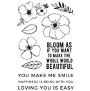 Kaisercraft Magenta Clear Stamps 4"x 6"