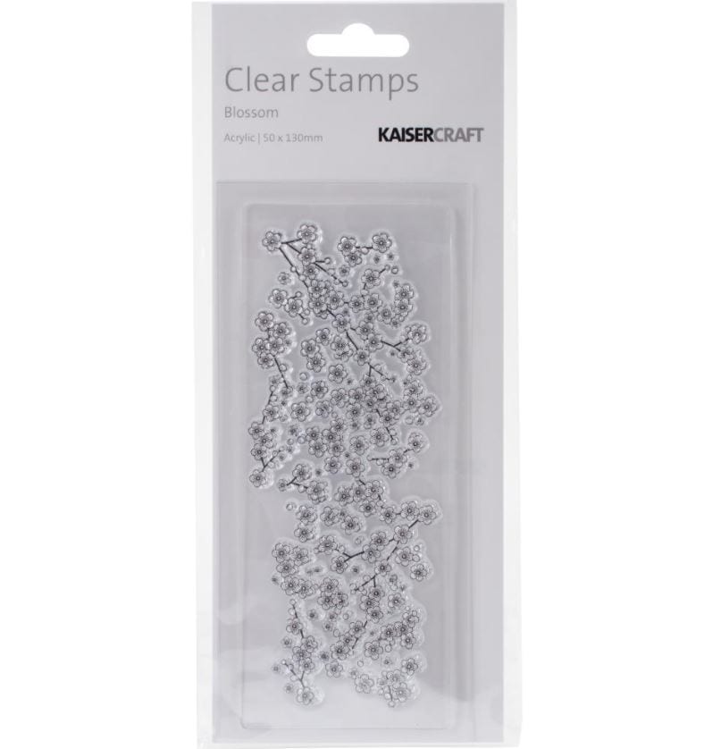 Kaisercraft Blossom Texture Clear Stamps 2"X5"