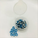 4.5mm Colored Eyelets 80pcs Fits Crop-a-dile and 5mm Eyelet Setter