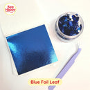 Bee Happy Metallic Foil Leaf Sheets with Jar (Foil for Wax Sealing, Resin, Slime and More)