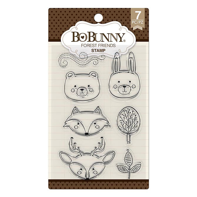 BoBunny Forest Friends Clear Stamp Set 4