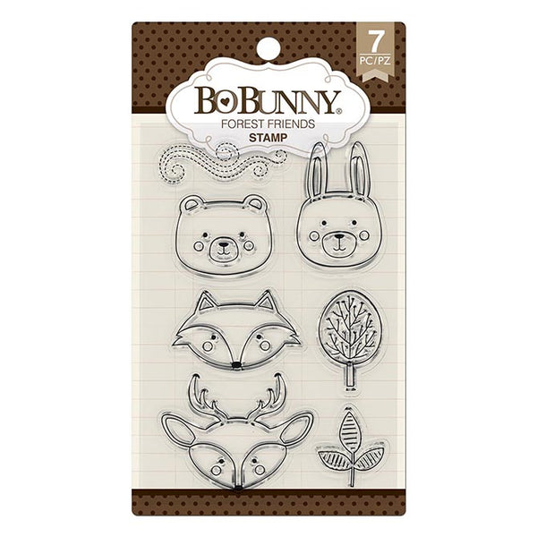 BoBunny Forest Friends Clear Stamp Set 4" x 6"