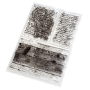 BoBunny Rustic Texture Clear Stamp Set 4" x 6"