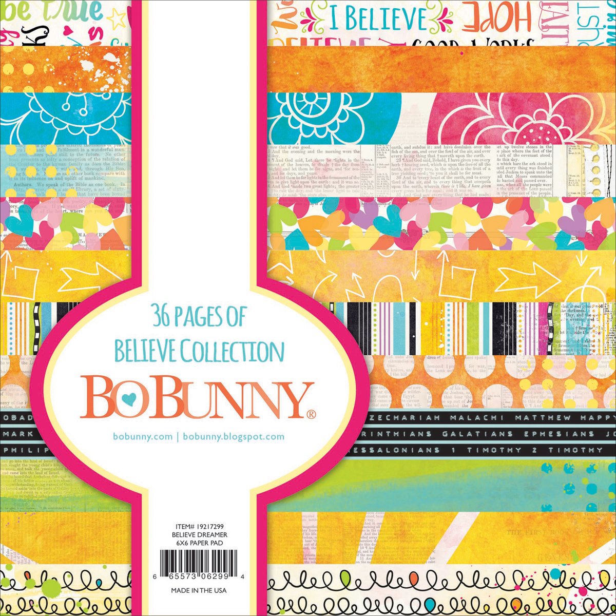 BoBunny Believe Collection Paper Pad 6