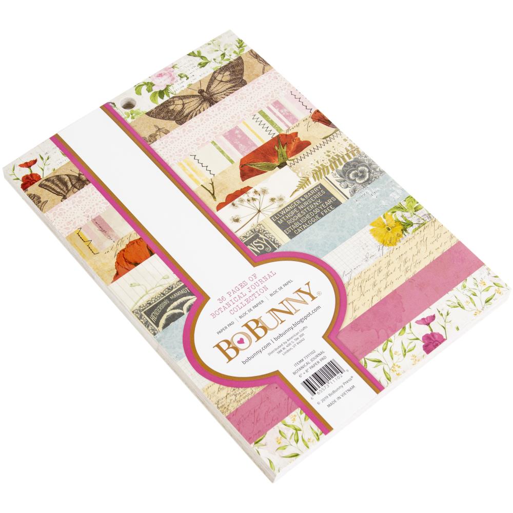 BoBunny Botanical Journal Single-Sided Paper Pad 6
