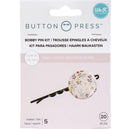 We R Memory Keepers Bobby Pin Kit for Button Press (5 Sets)